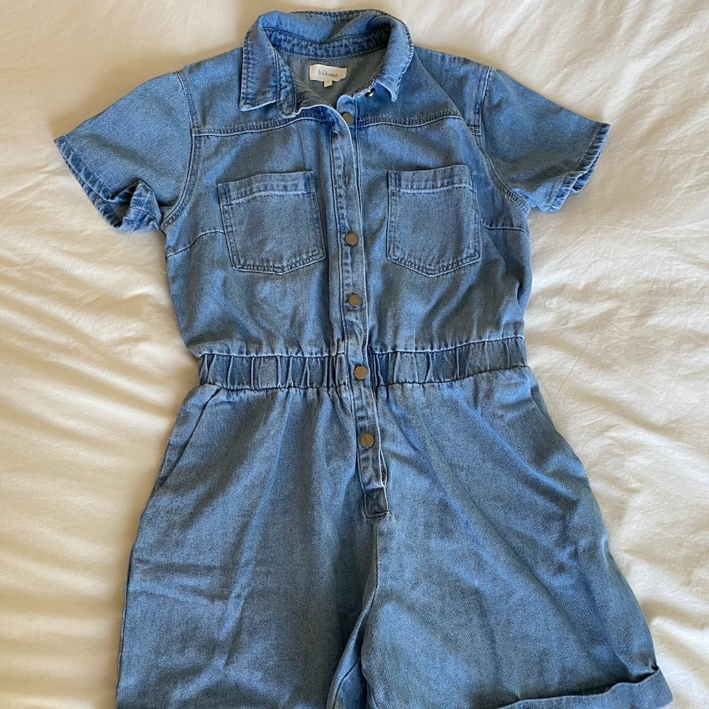 Böhme Denim Romper *NWT*